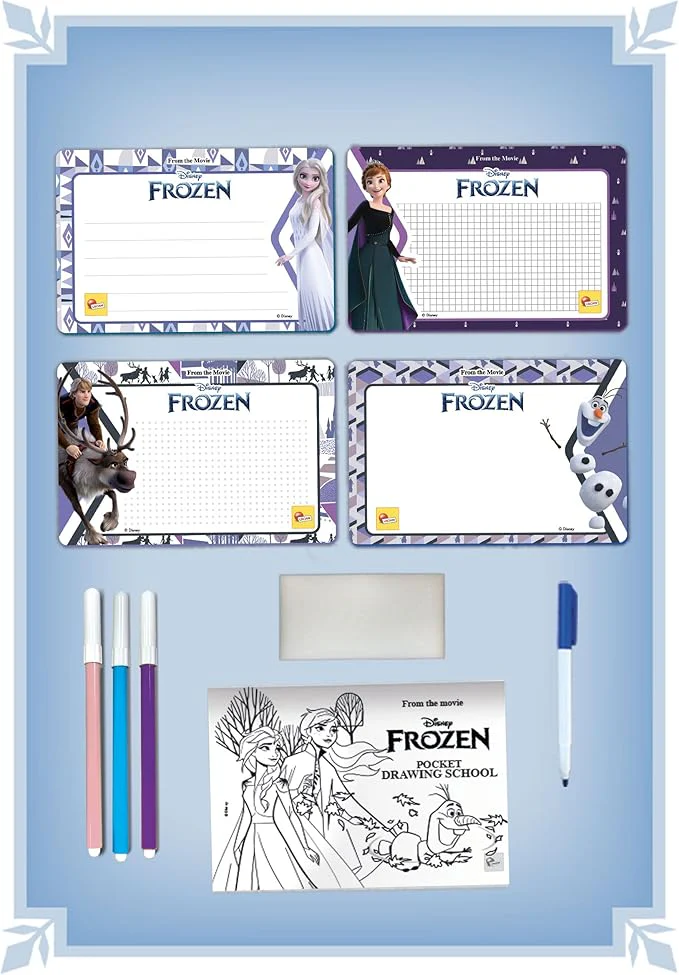 Lisciani Frozen Pocket Drawing School 92192 - Image 3
