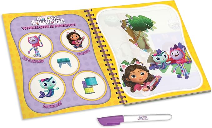 Lisciani Gabby's Dollhouse Sketchbook Gabdorable Waterbook 13010 - Image 2