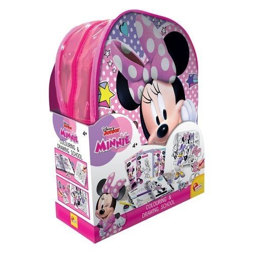 Lisciani Minnie Backpack Coloring And Drawing School 92932