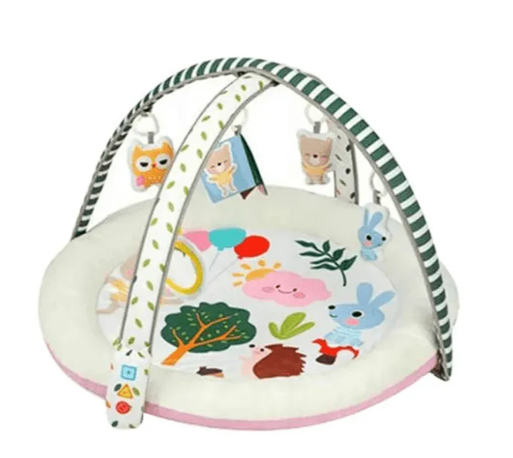 Little Angel Activity Gym Round Playmat With Hanging Rattle Toys P5123/8739