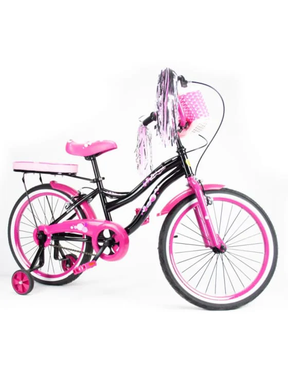 Little Angel Princess Bicycle 20 inch Black - Image 3