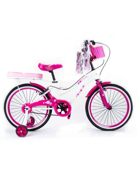 Little Angel Psycho Fox Bicycle 20 Inch Princess White