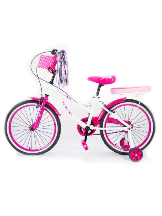 Little Angel Psycho Fox Bicycle 20 Inch Princess White - Image 2