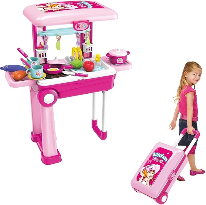 Little Chef Suitcase Kitchen Set 3108 - Image 2