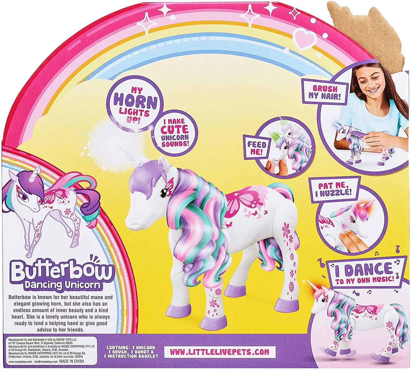 Little Live Pets Butterbow My Dancing Unicorn 28963