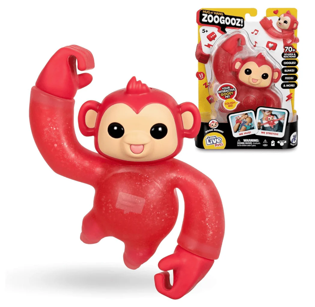 Little Live Pets Hug N' Hang Zoogooz - Mooki Monkey 26513/64563