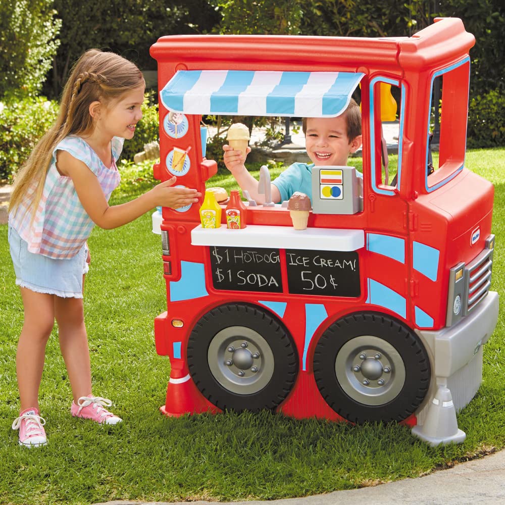 Little Tikes 2-in-1 Food Truck w/40+ Piece Accessory Set 643644M - Image 6