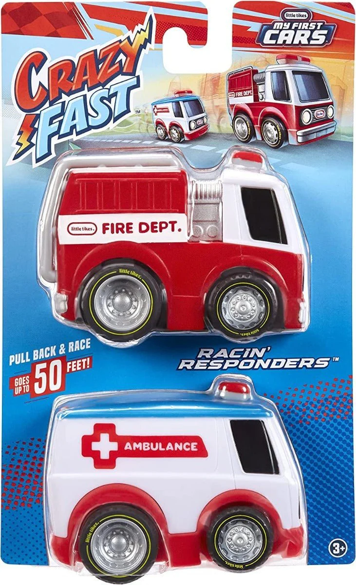 Little Tikes Crazy Fast Cars 2pk - Racin' Responders LIT-659461 - Image 4