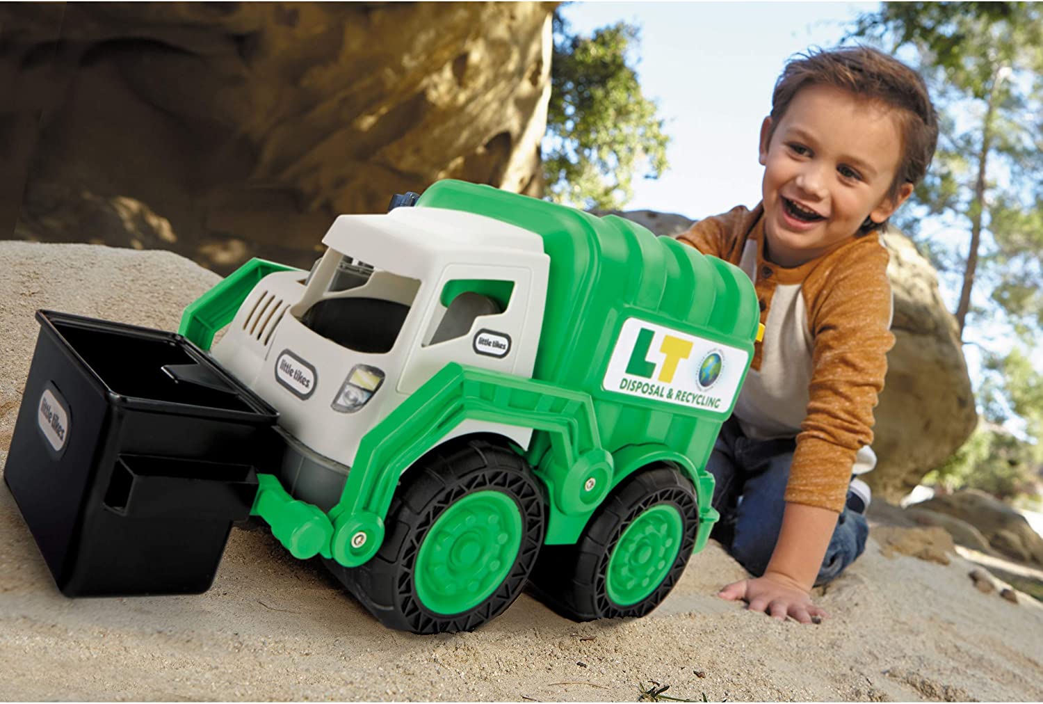 Little Tikes Dirt Digger Real Working - Garbage Truck LIT-655784 - Image 2