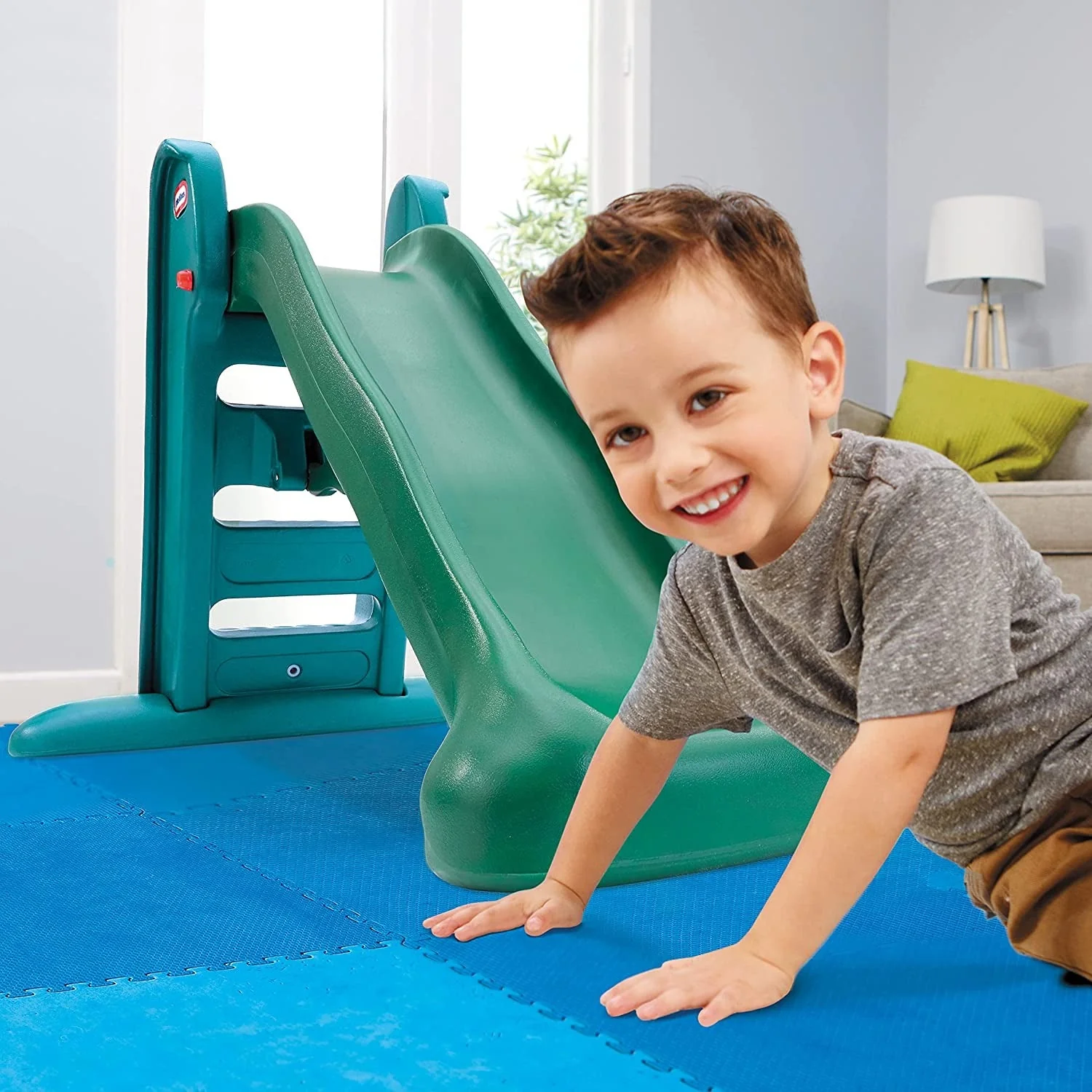 Little Tikes Easy Store Slide Go Green (Large) - LIT-173974 - Image 3