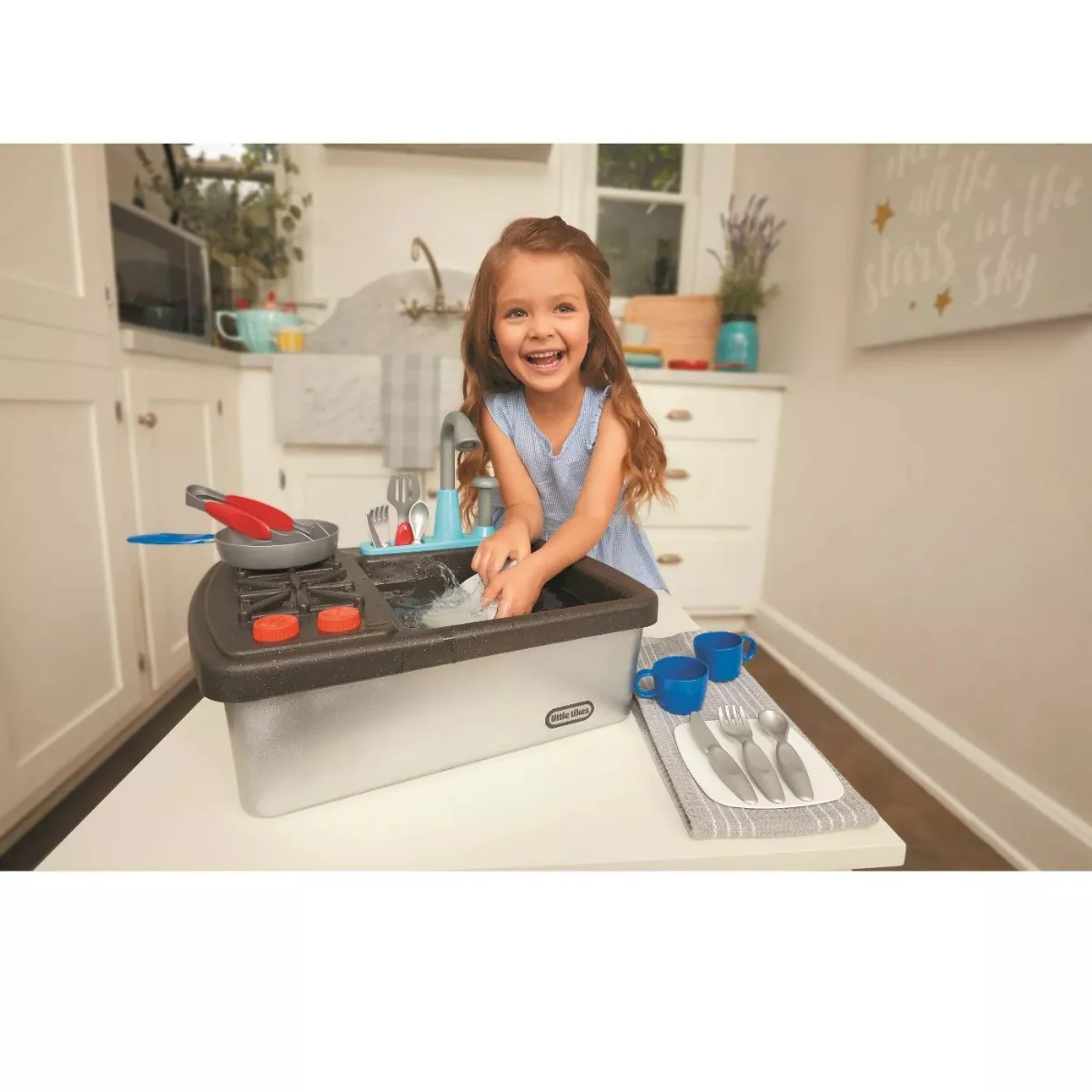 Little Tikes First Sink & Stove Realistic Pretend Play Appliance 654497 - Image 4