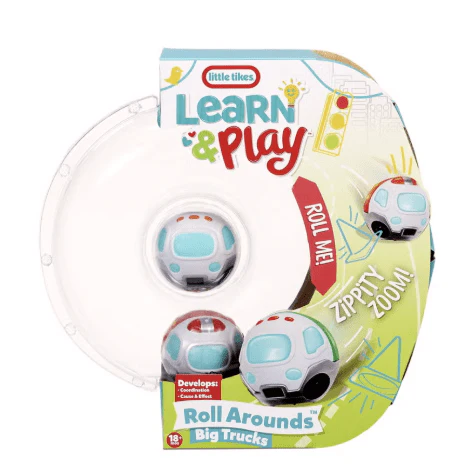 Little Tikes Learn & Play Roll Arounds Big Trucks Vehicle 2-pack 658495/LIT-658396 - Image 2