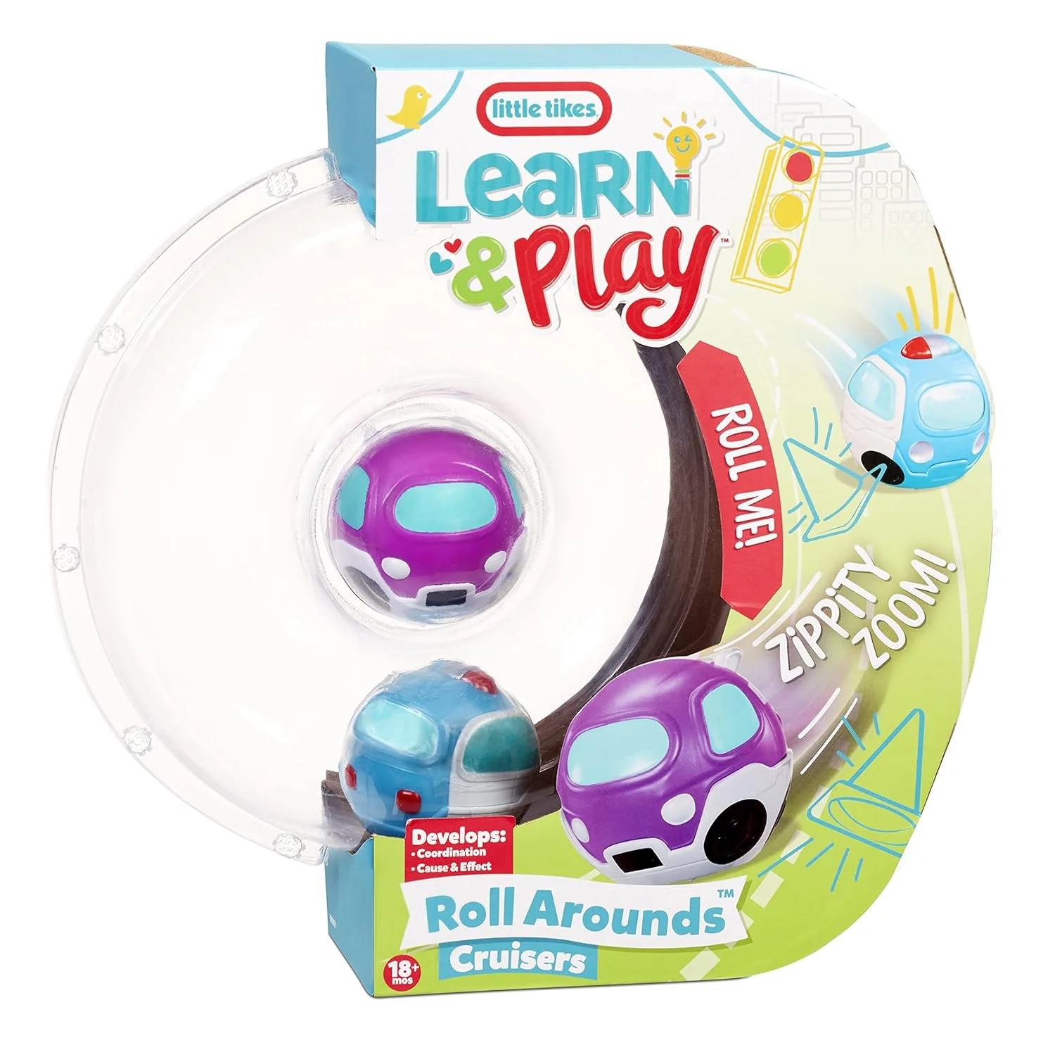 Little Tikes Learn & Play Roll Arounds Cruisers Vehicle 2-pack 658501/LIT-658396 - Image 2