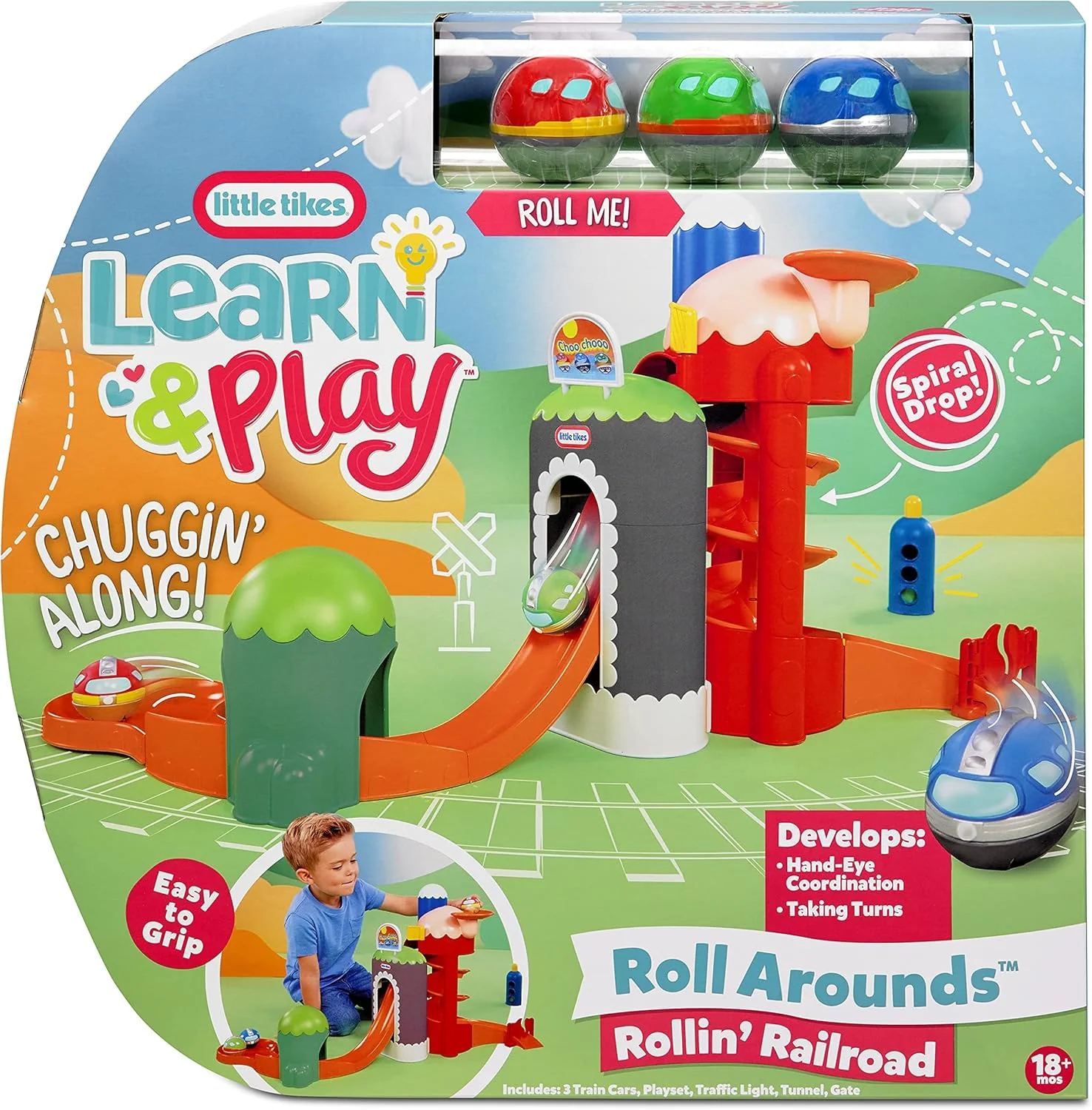 Little Tikes Learn & Play Roll Arounds Train LIT-658402 - Image 5