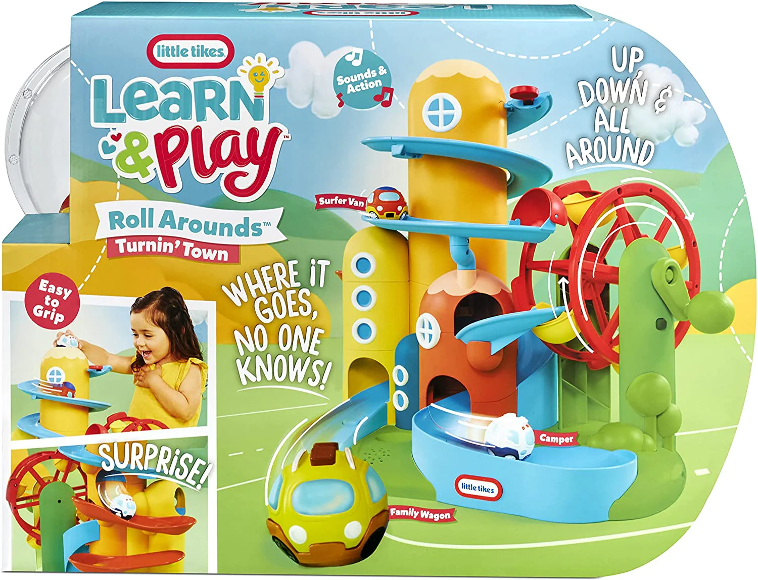 Little Tikes Learn & Play Roll Arounds Turnin' Town - Image 5