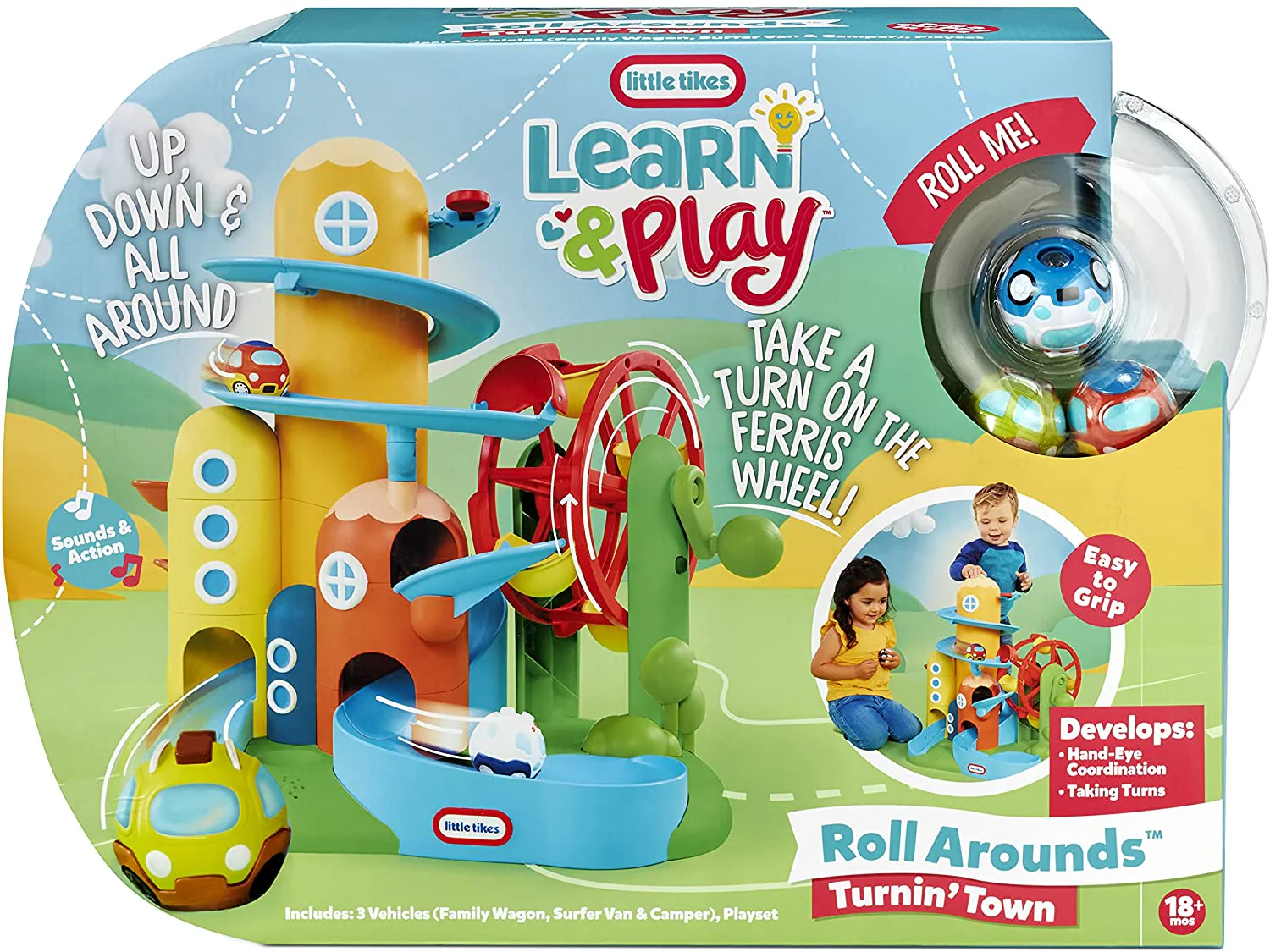 Little Tikes Learn & Play Roll Arounds Turnin' Town - Image 6