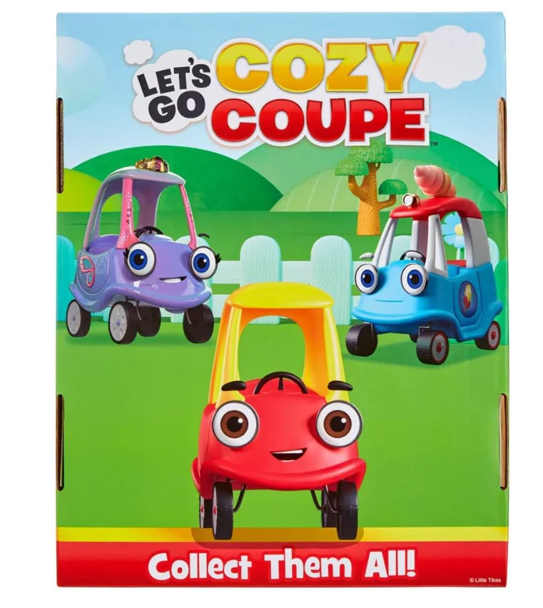 Little Tikes Let's Go Cozy Coupe - Cozy Mini Push and Play Vehicle LIT-661211/661228EUC