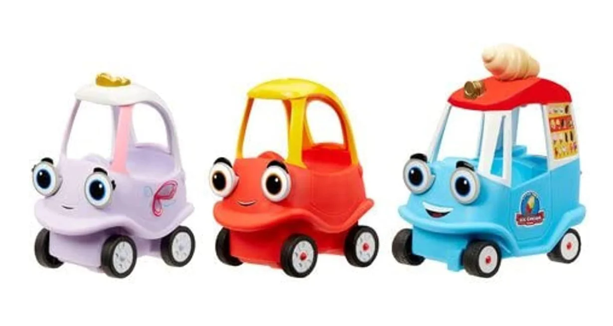 Little Tikes Let's Go Cozy Coupe - Cozy Mini Push and Play Vehicle LIT-661211/661228EUC - Image 2