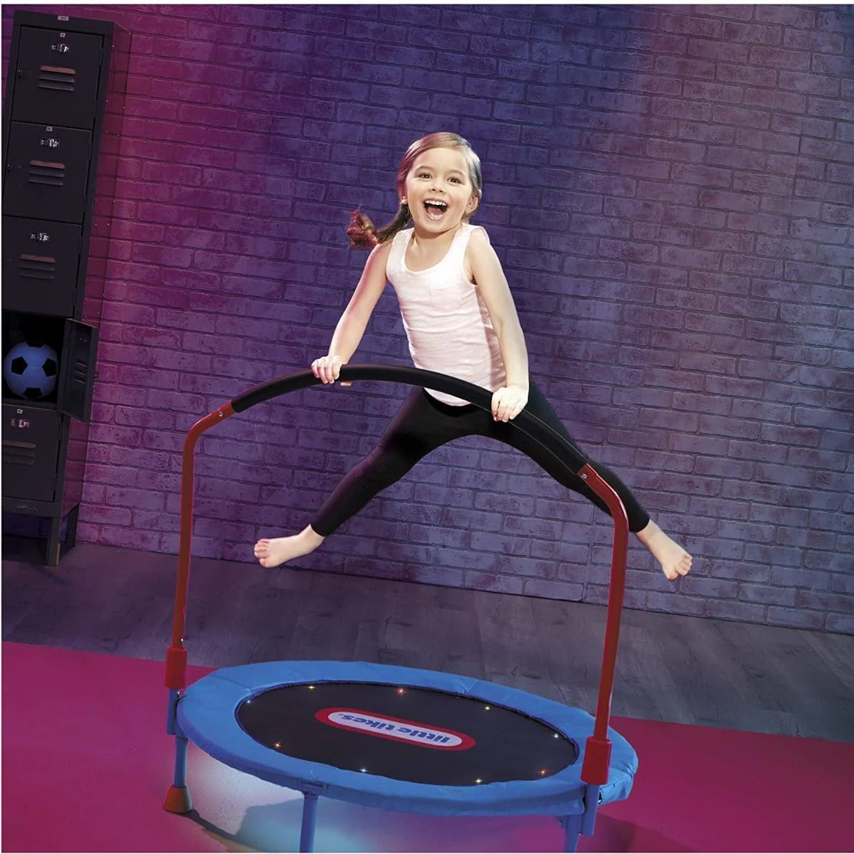 Little Tikes Light Up 3ft Trampoline with Folding Handle 656071 - Image 2