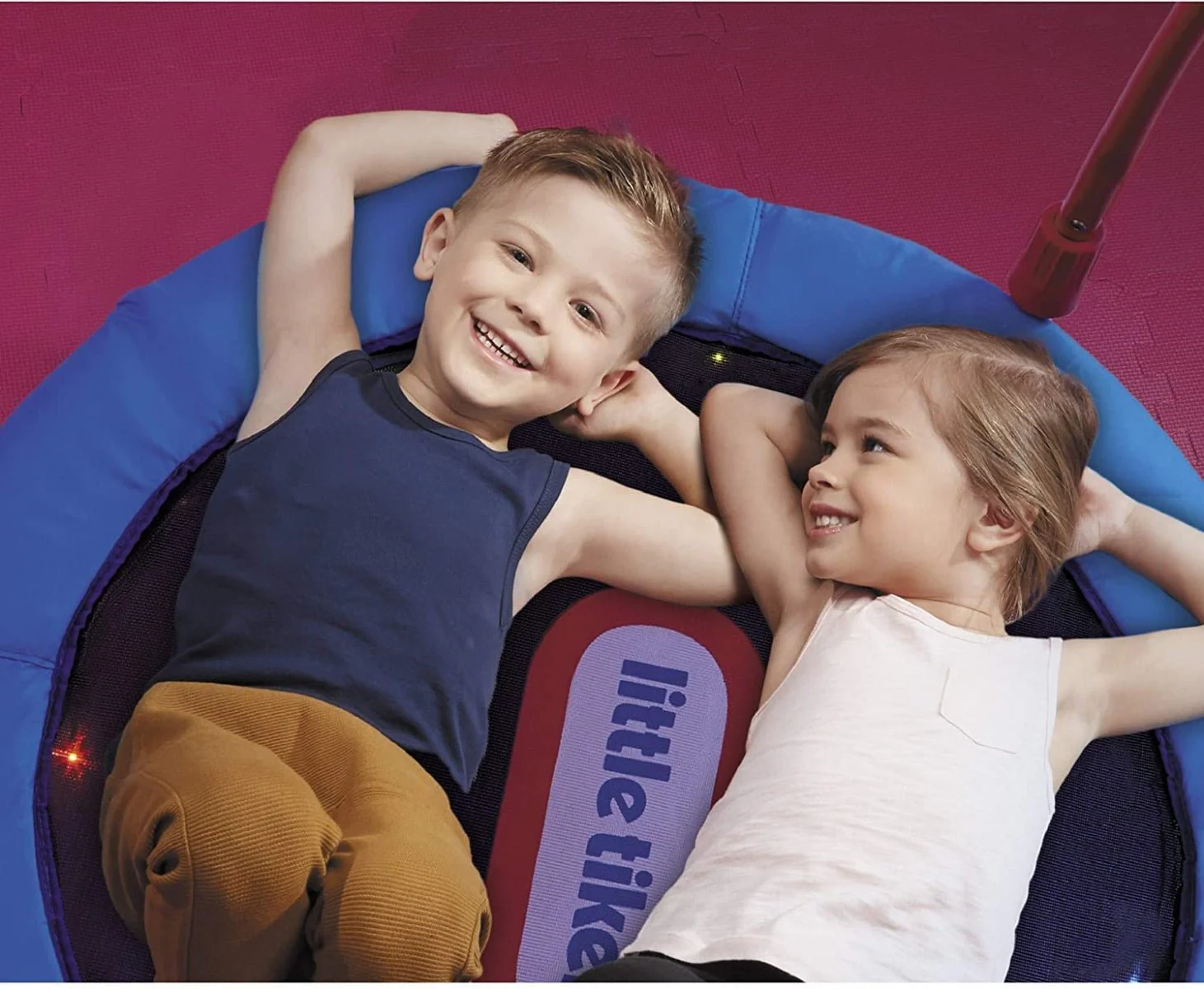 Little Tikes Light Up 3ft Trampoline with Folding Handle 656071 - Image 4