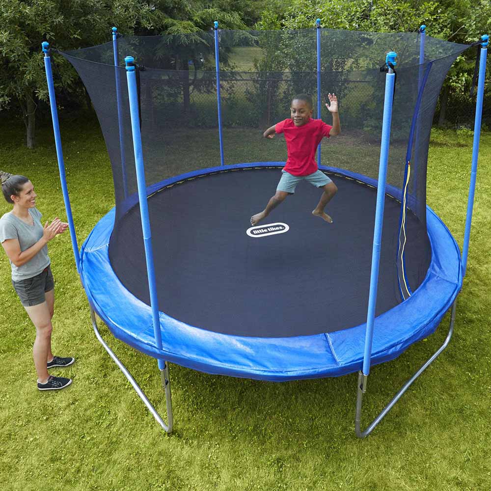 Little Tikes Mega Trampoline 12ft Blue and Black LIT-657061 - Image 2