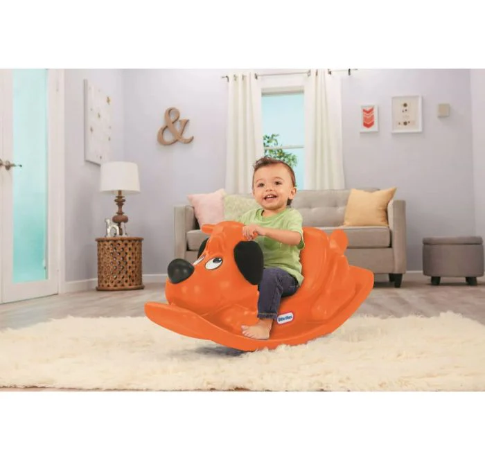Little Tikes Rocker Rockin Puppy Orange LIT-174278 - Image 3