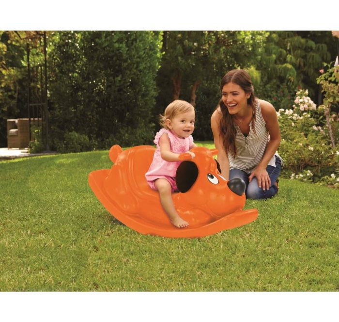 Little Tikes Rocker Rockin Puppy Orange LIT-174278 - Image 4