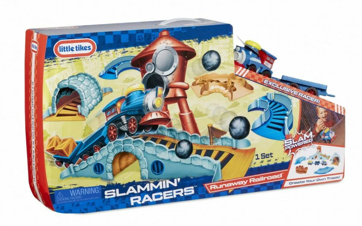 Little Tikes Slammin Racers Runaway Railroad Set 649516