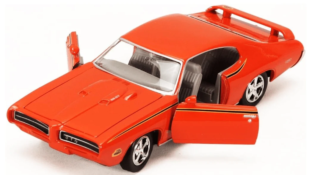 Motor Max 1969 Pontiac GTO Judge Orange 1:18 Series 73133 - Image 2