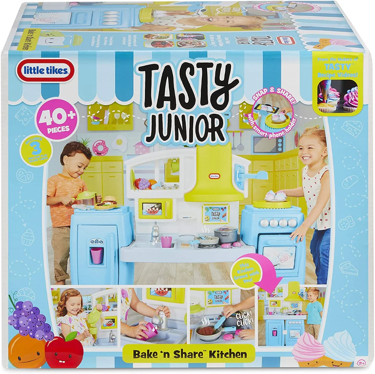 Little Tikes Tasty Junior Bake n Share Kitchen Play Set 649554 - Image 5