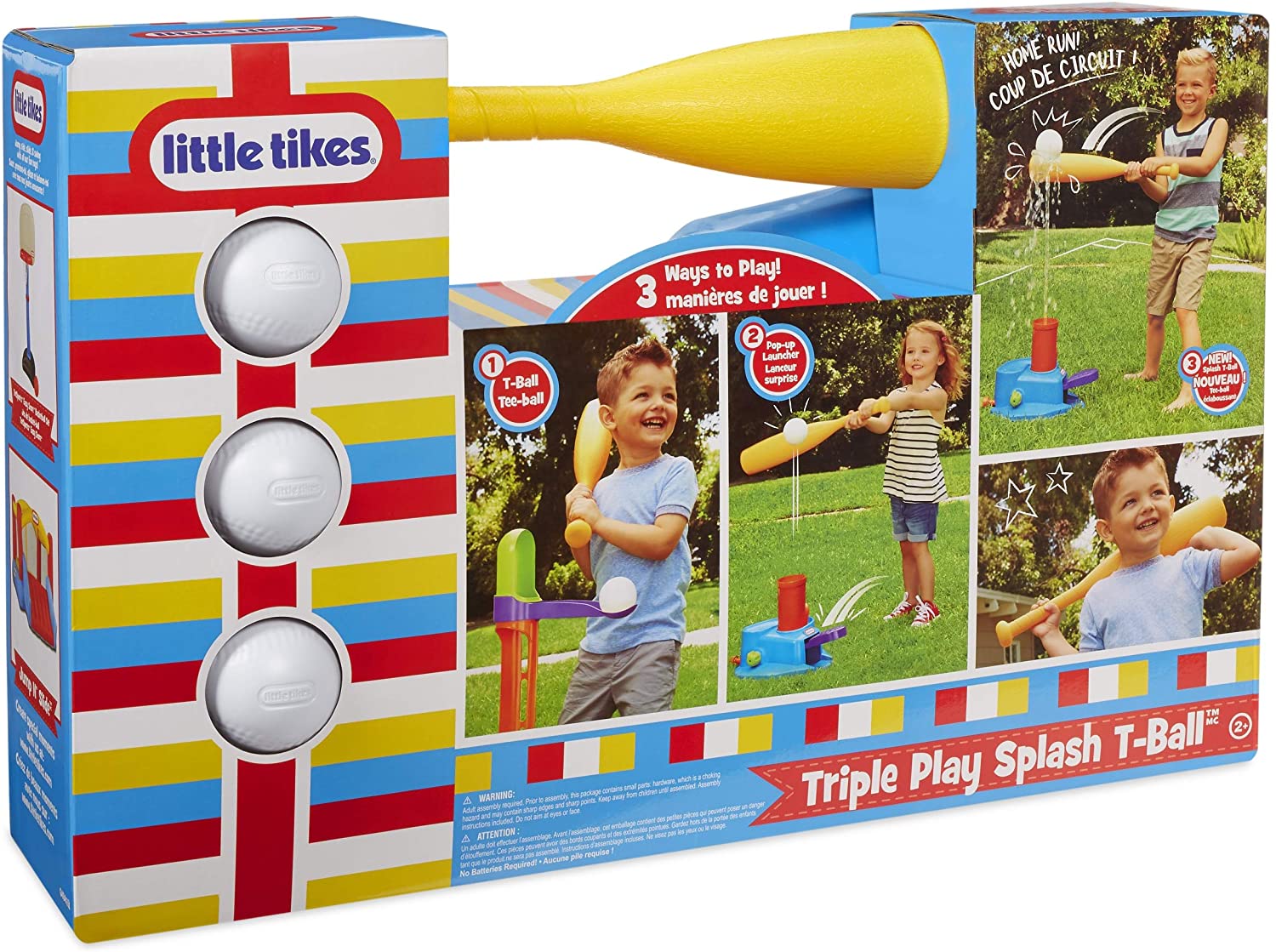 Little Tikes Triple Play Splash T-Ball Set 648465