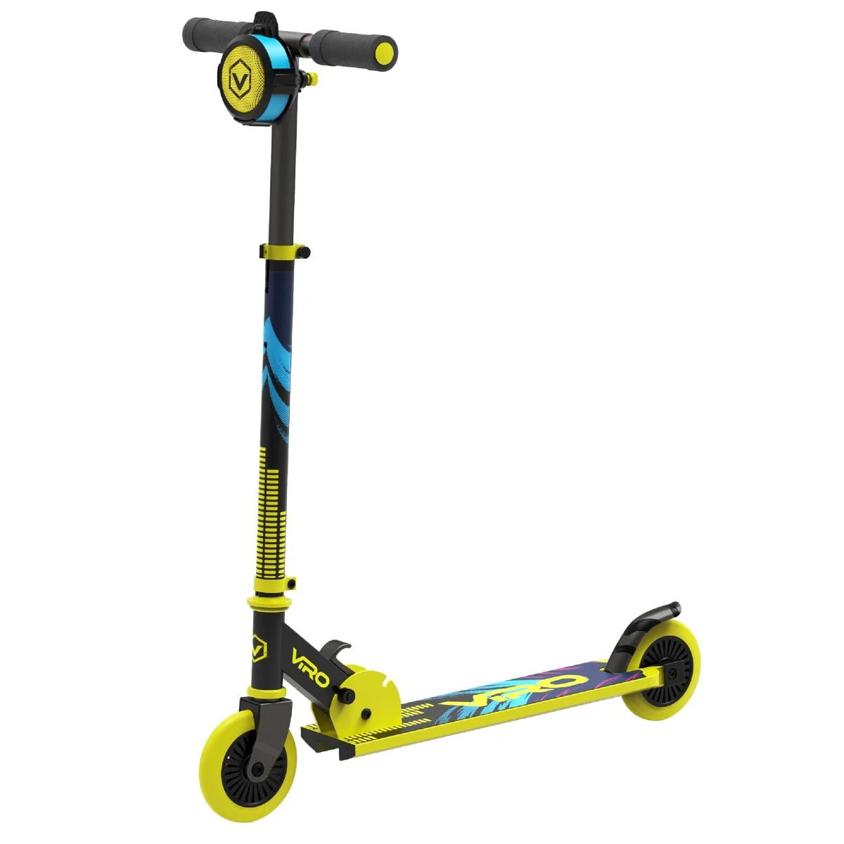 Little Tikes Viro Rides- VR 240 Soundtrack Kick Scooter Yellow 657023