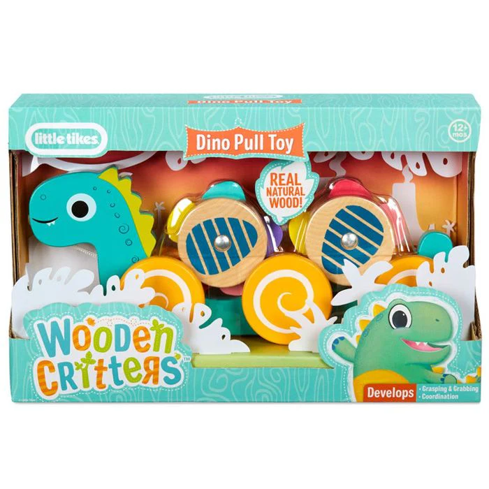 Little Tikes Wooden Critters Pull Toy Asst 651151/652134