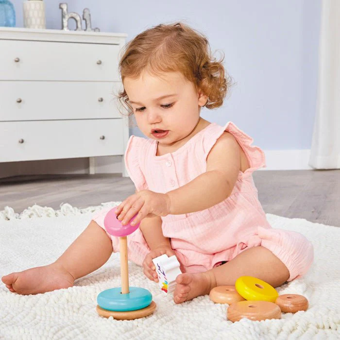Little Tikes Wooden Critters Unicorn Shape Stacker 651175 - Image 4