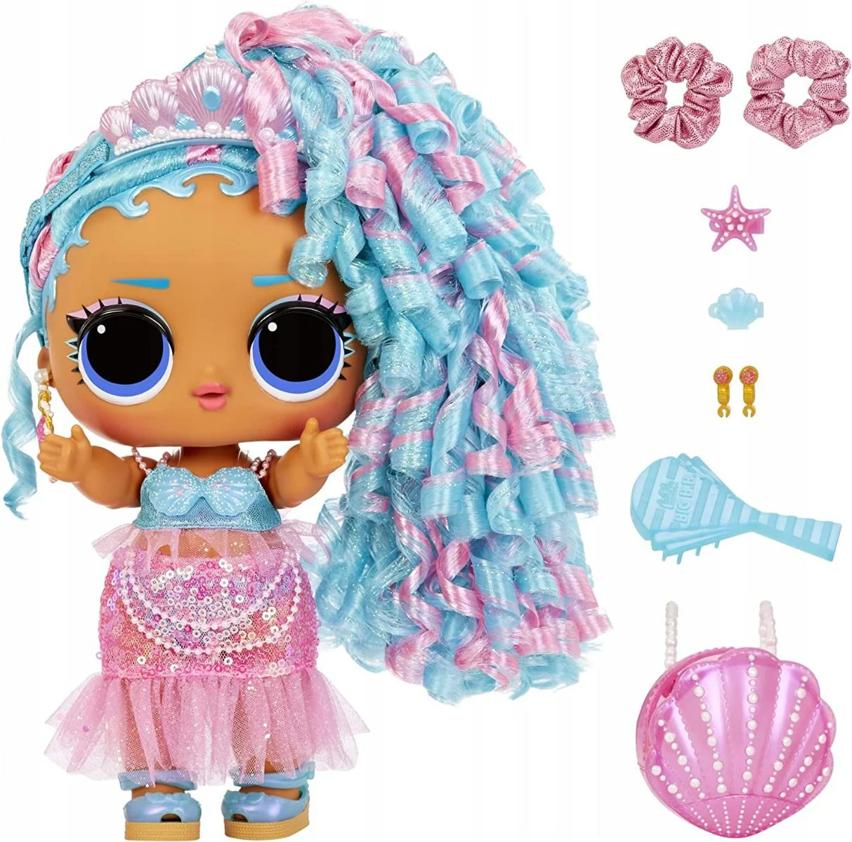 LOL Surprise! Big Baby Hair Hair Hair Doll Splash Queen 11inch MGA-579724 - Image 4