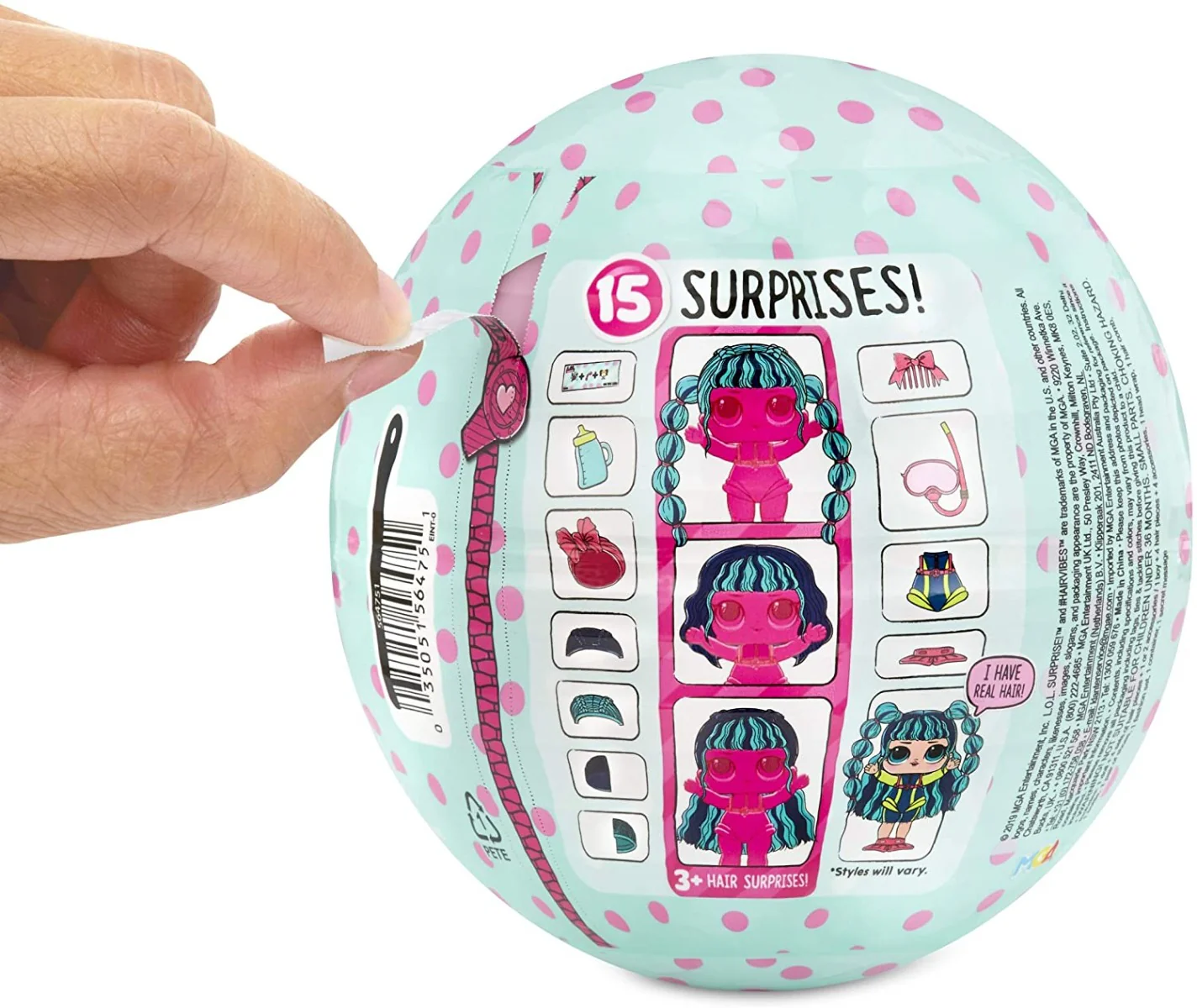 LOL Surprise Hairvibes Dolls With 15 Surprises 564768 - Image 3
