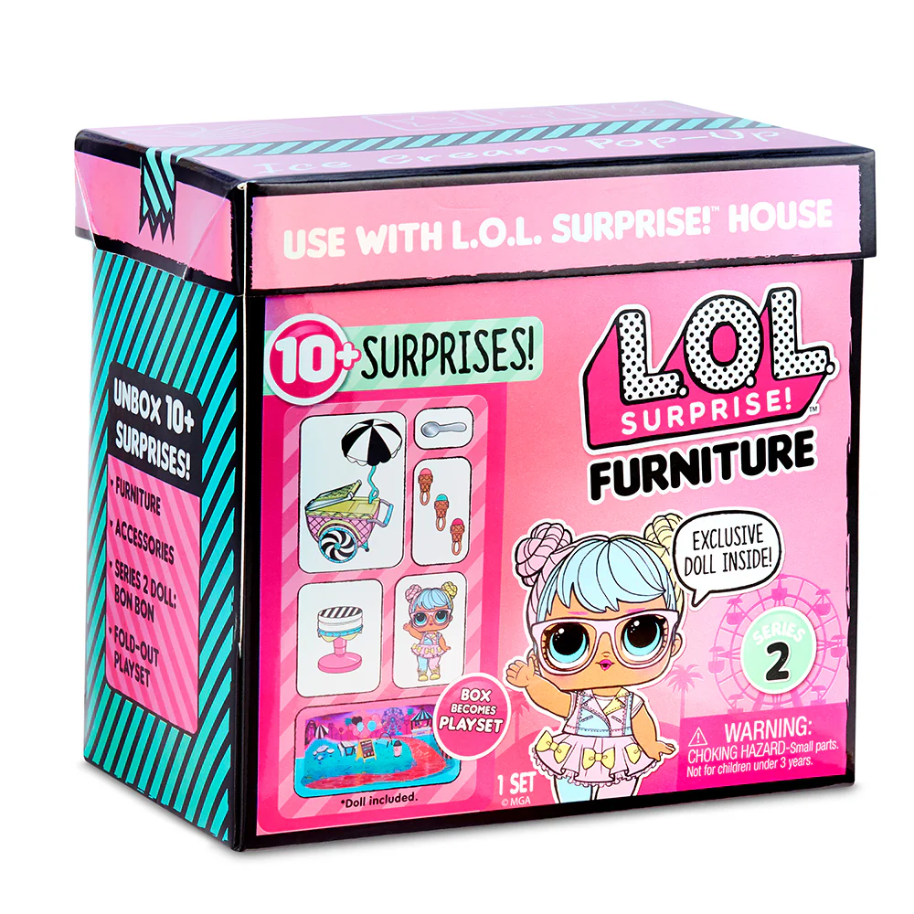 LOL Surprise Ice Cream Pop Up Furniture Playset 561736 - Image 3