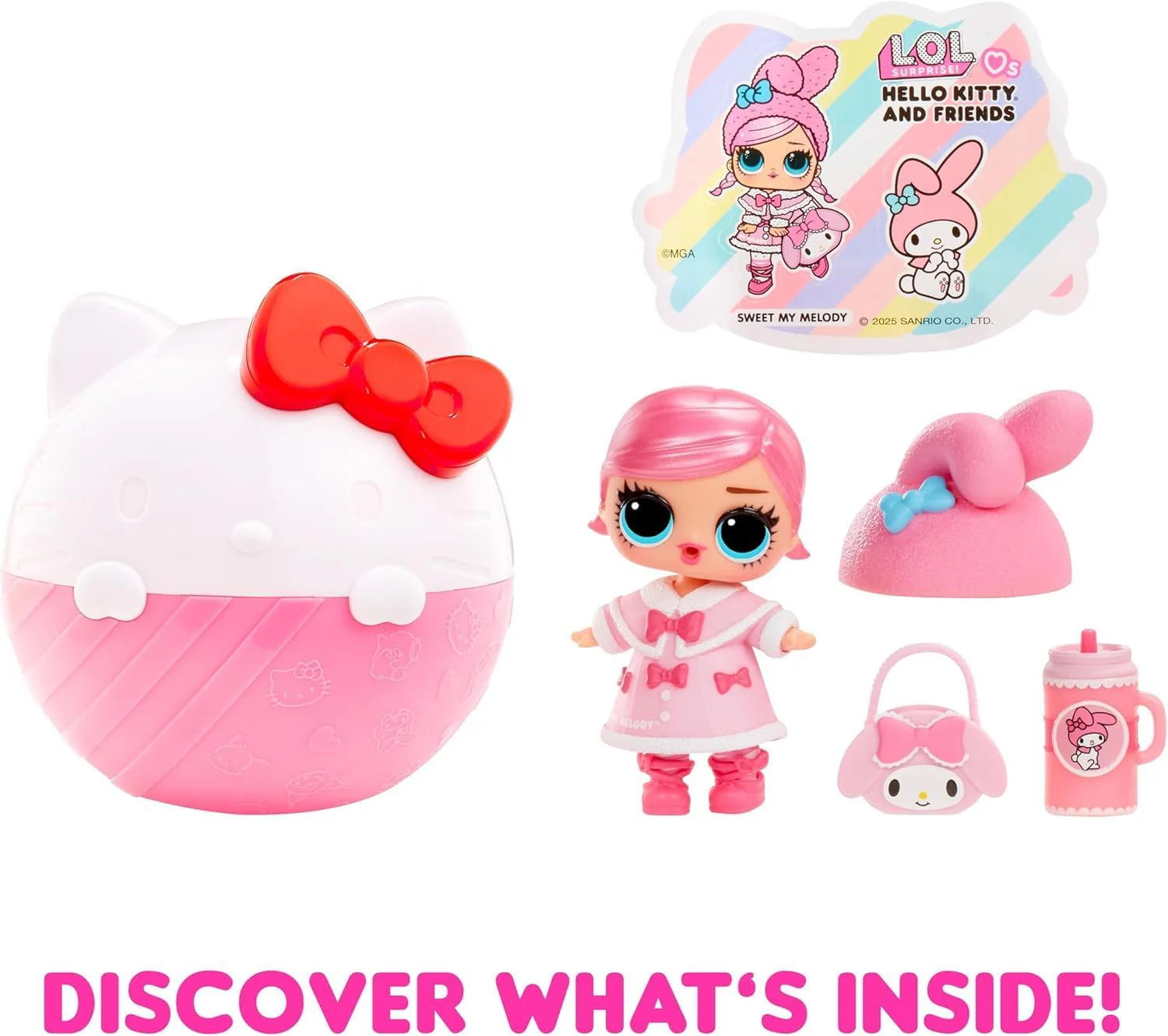 LOL Surprise Loves Hello Kitty & Friends Tots Asst MGA-523840 - Image 2