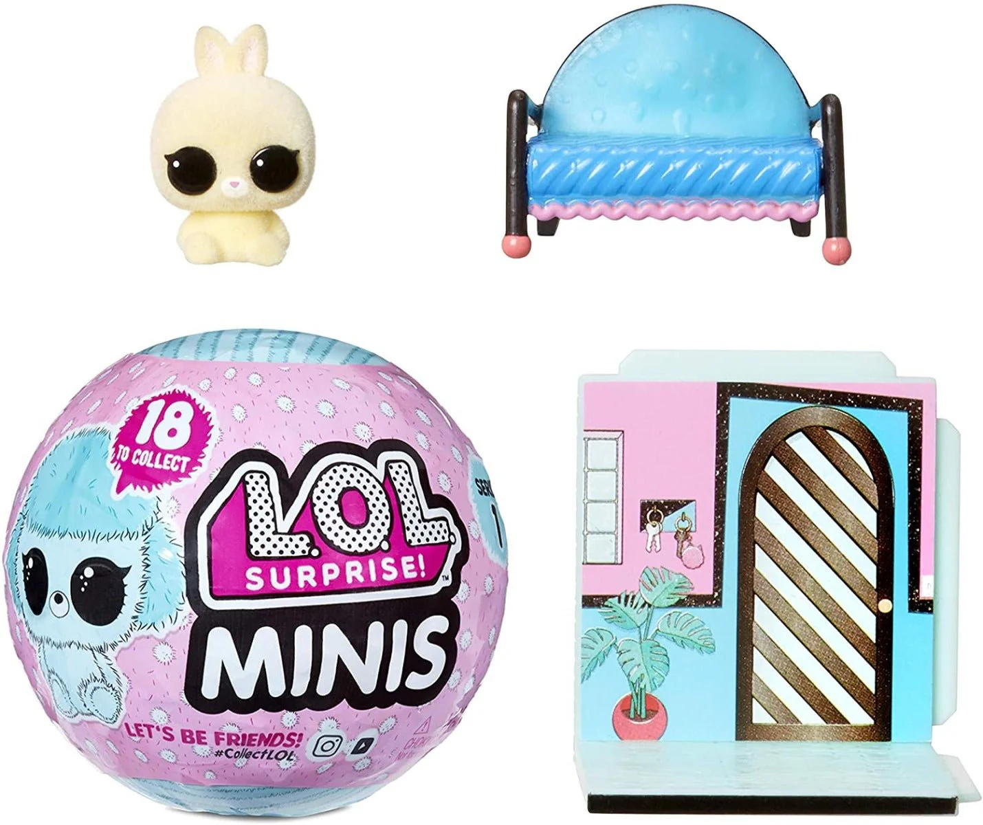 LOL Surprise! Minis with Surprises Fuzzy Tiny Animals 569343