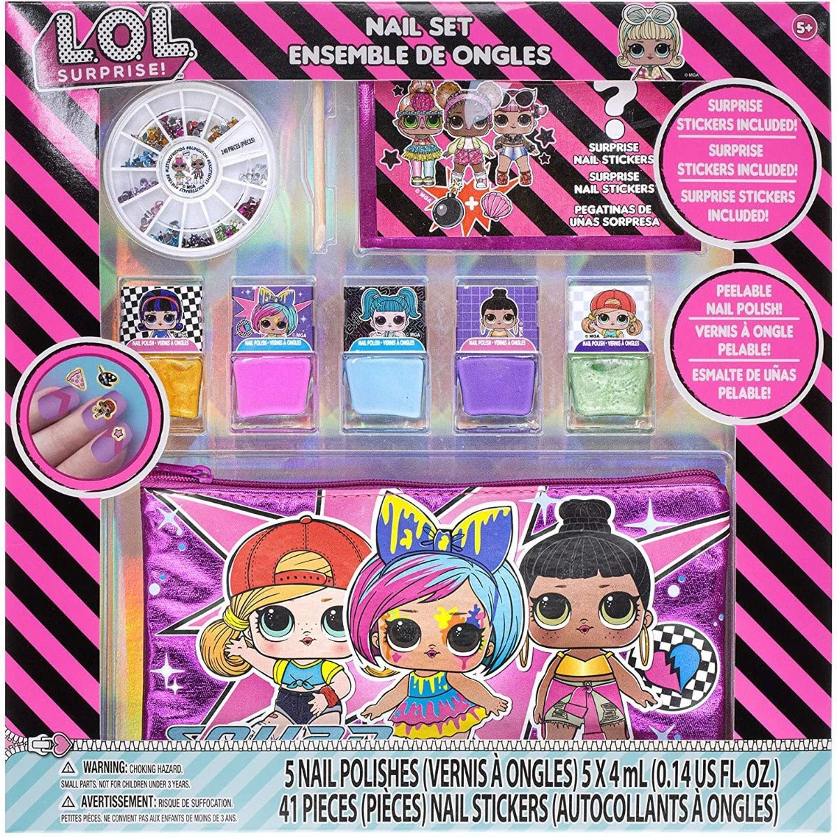 LOL Surprise Nail Art Decoration Set Makeup LL0046GA - Image 4