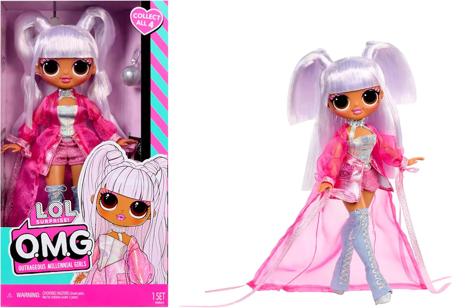 LOL Surprise OMG Entry Doll Kitty MGA-595632 - Image 5
