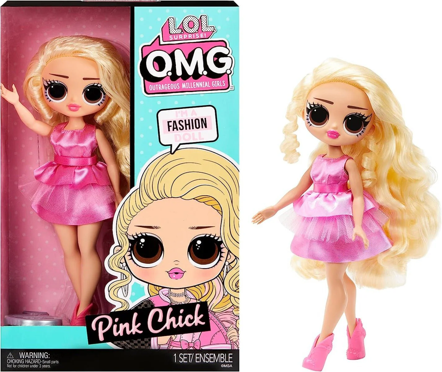 Lol Surprise! OMG Fashion Doll - Pink Chick MGA-985792 - Image 4