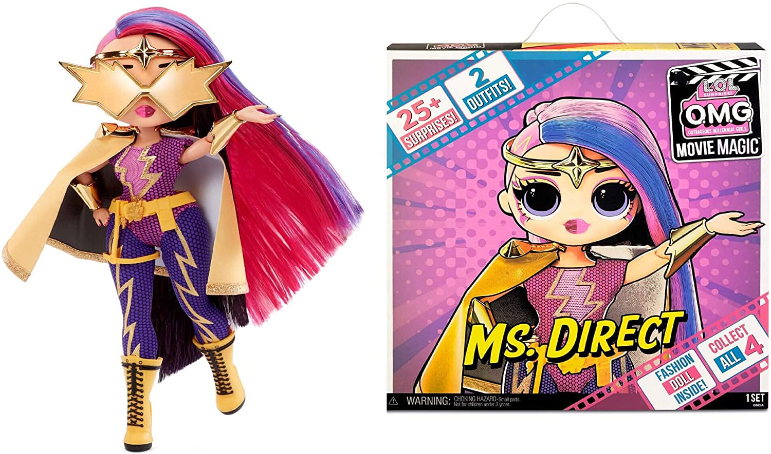 LOL Surprise! OMG Movie Magic Ms. Direct Fashion Doll MGA-577904 - Image 5