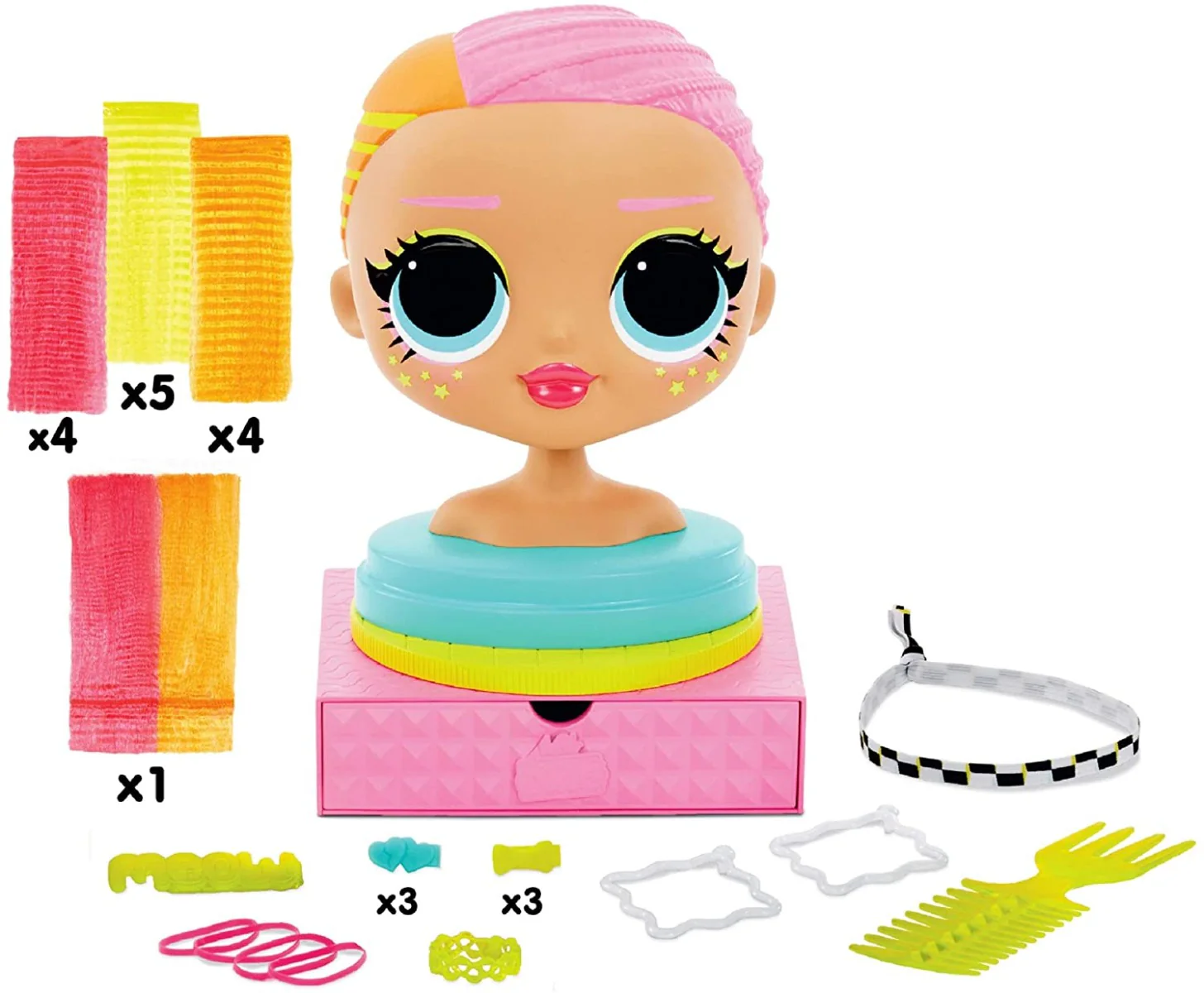 LOL Surprise OMG Styling Head Neonlicious 565963 - Image 2