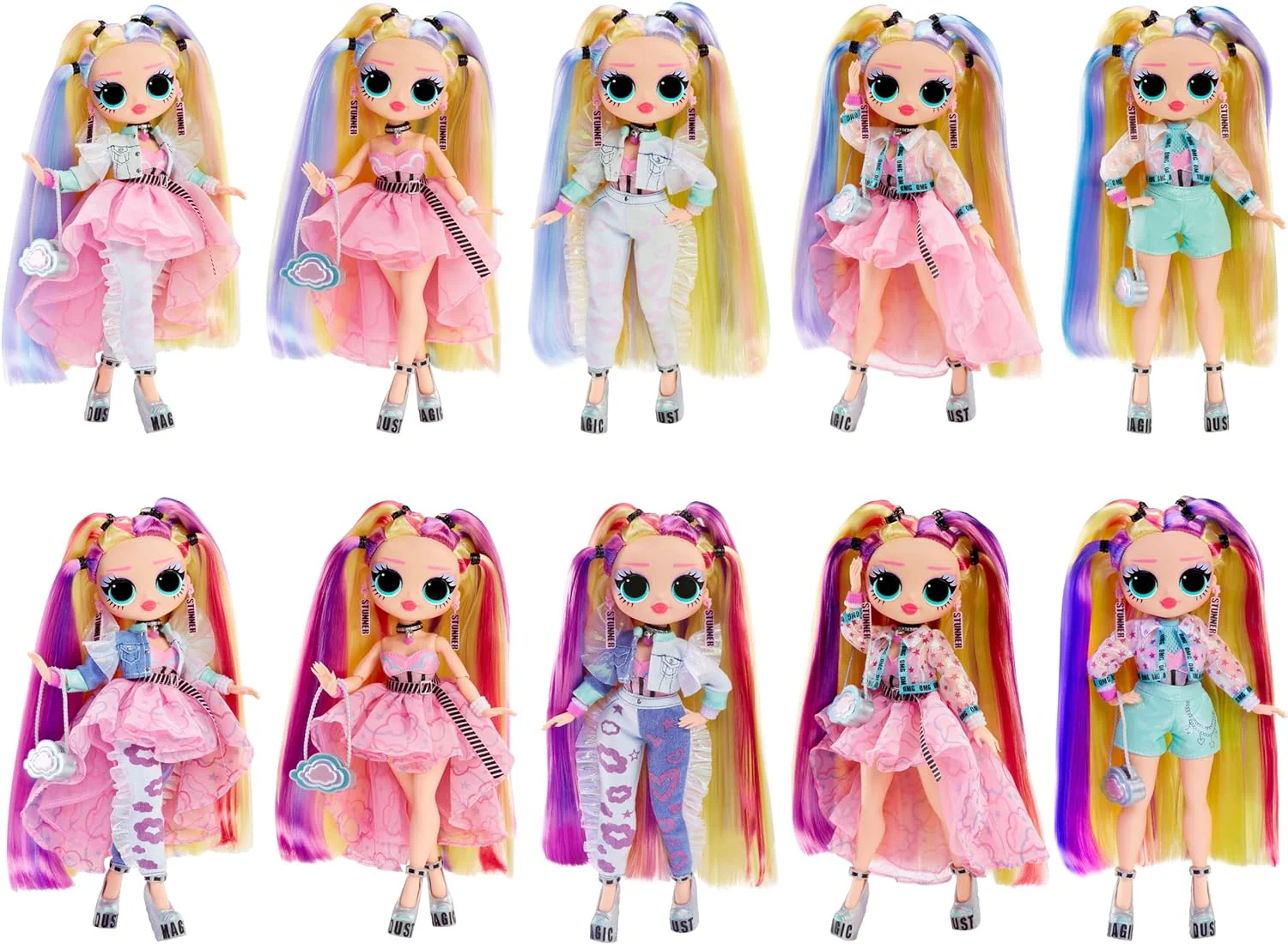 LOL Surprise! OMG Sunshine Makeover Fashion Doll - Bubblegum DJ MGA-589426 - Image 2