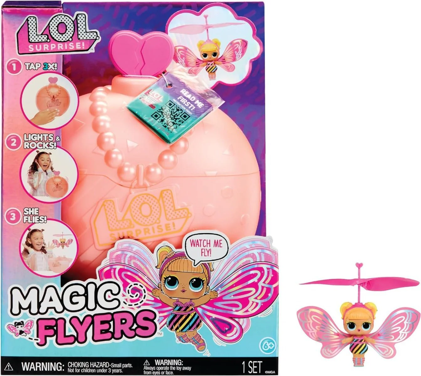 LOL Surprise Rock n' Release Flyers (Pink Wings)