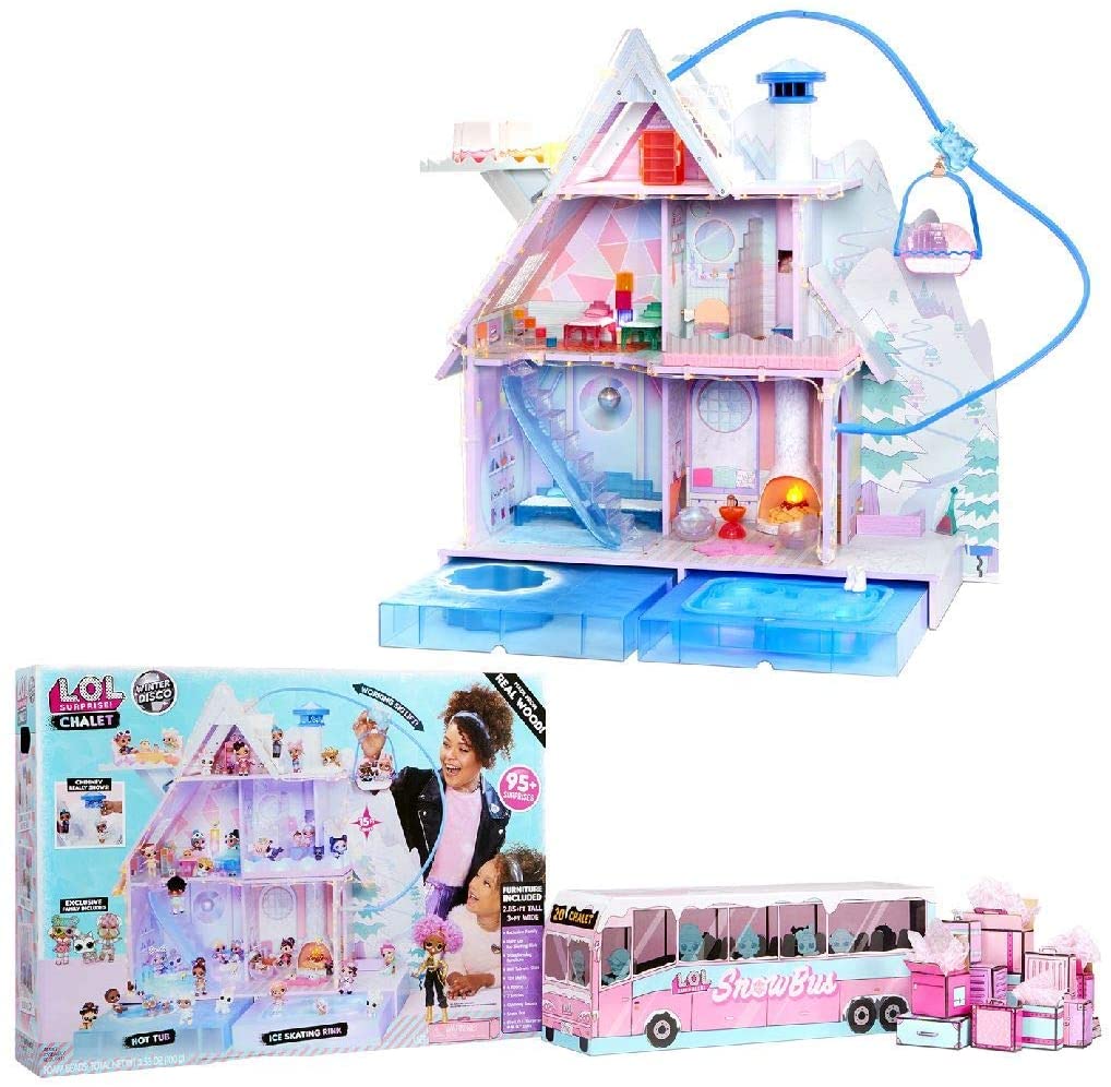 LOL Surprise Winter Disco Chalet Doll House with 95+ Surprises 562207 - Image 5