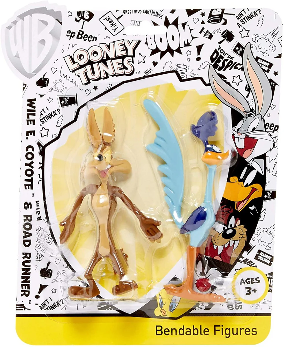 Looney Tunes Bendable Figures 2-Pack Roadrunner & Wile E Coyote 15cm LT4807-V2 - Image 2