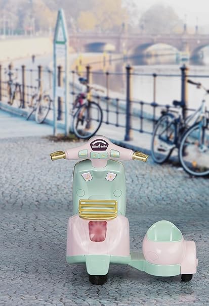 Lori Dolls 6" Doll Scooter w/ Side Car and Pet LO37034Z - Image 4