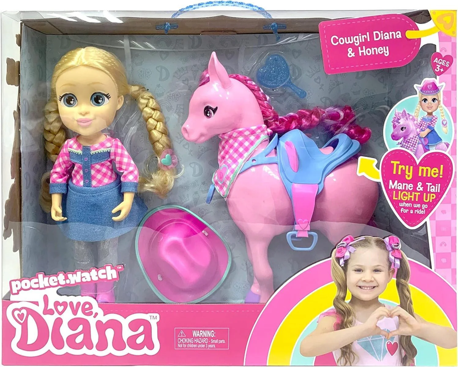 Love Diana Doll Cowgirl Horse Playset 20512